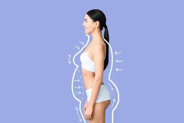 image of woman experiencing fat reduction treatment Greater London (Sutton)