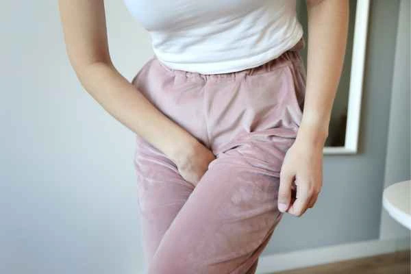 woman struggling with urine incontinence Greater London (Sutton)