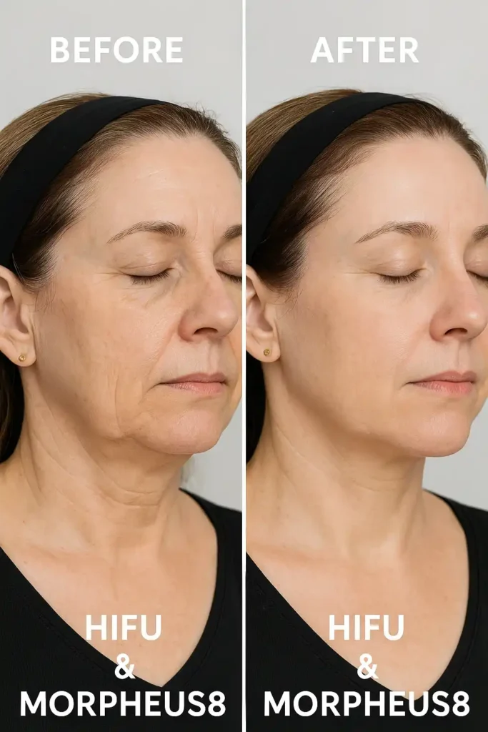 HIFU & Morpheus8 treatment results Greater London (Sutton) - book in today!