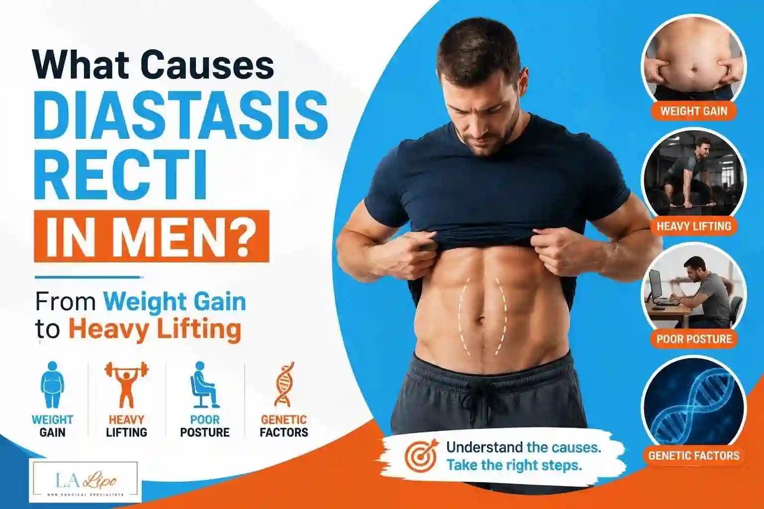 What Causes Diastasis Recti in Men? From Weight Gain to Heavy Lifting Greater London (Sutton)